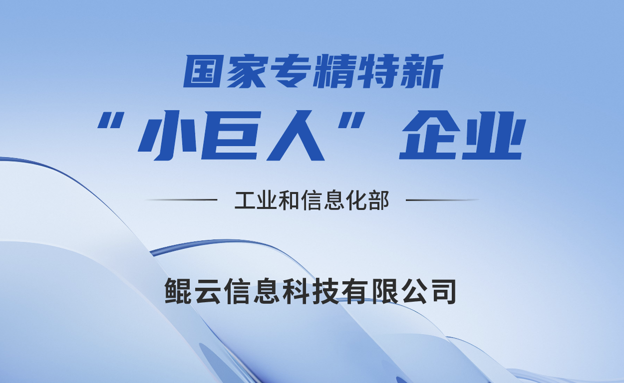 鯤云科技上榜國家專精特新“小巨人”企業(yè)名單